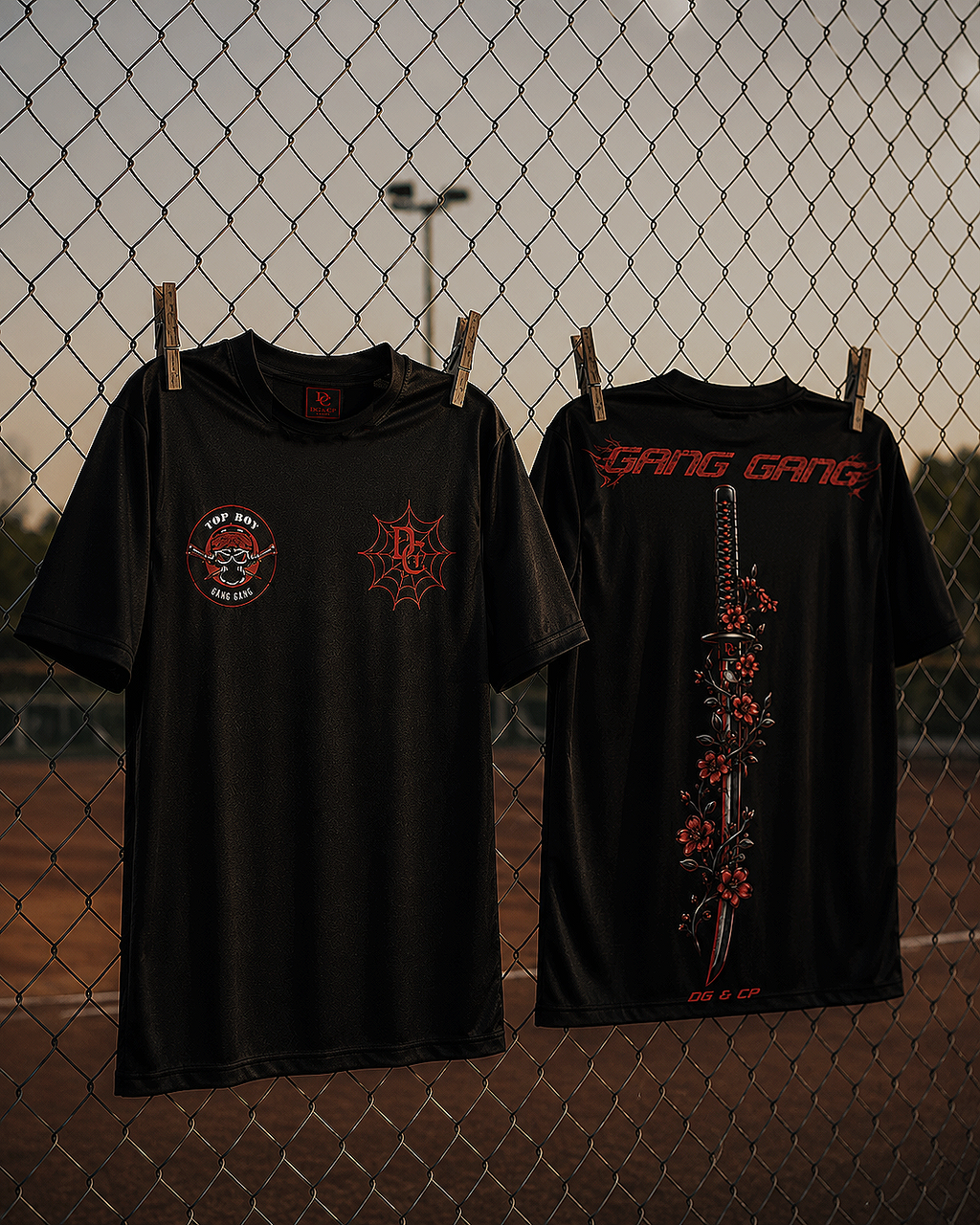 DG & CP TOPBOY "GANG GANG" Dry-Fit T-shirt
