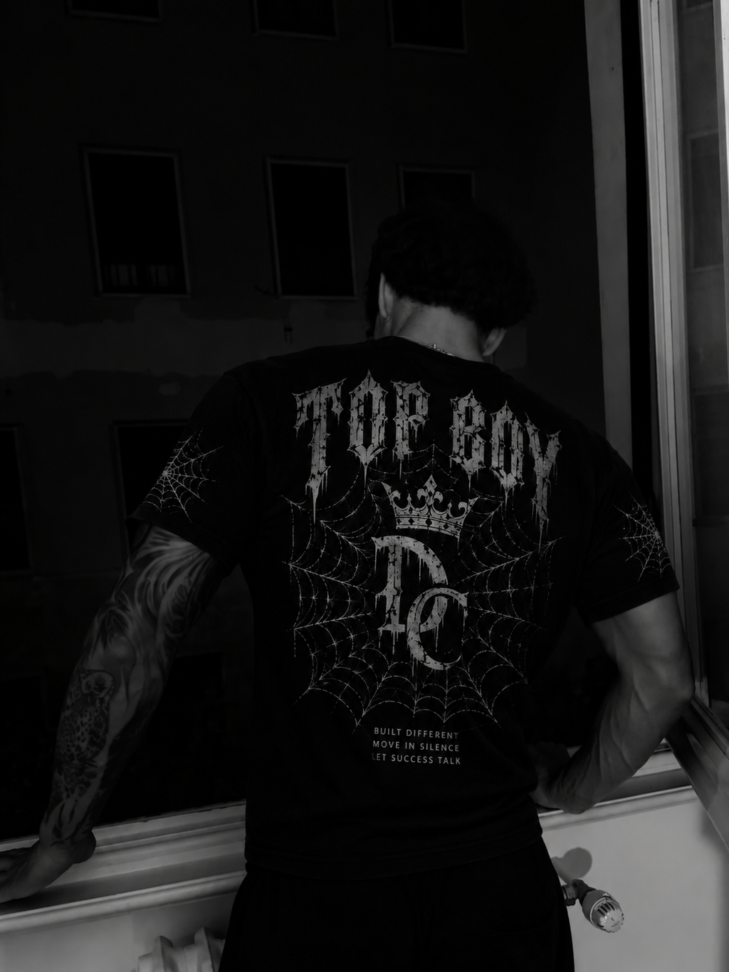 DG & CP TOPBOY "CROWNED IN SILENCE" Dry-Fit T-Shirt